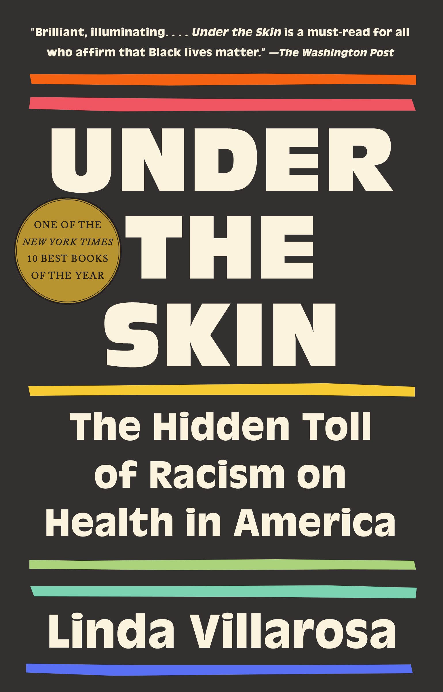 Paperback copy of "Under the Skin" novel by Anchor, showing the book cover with title and author details.