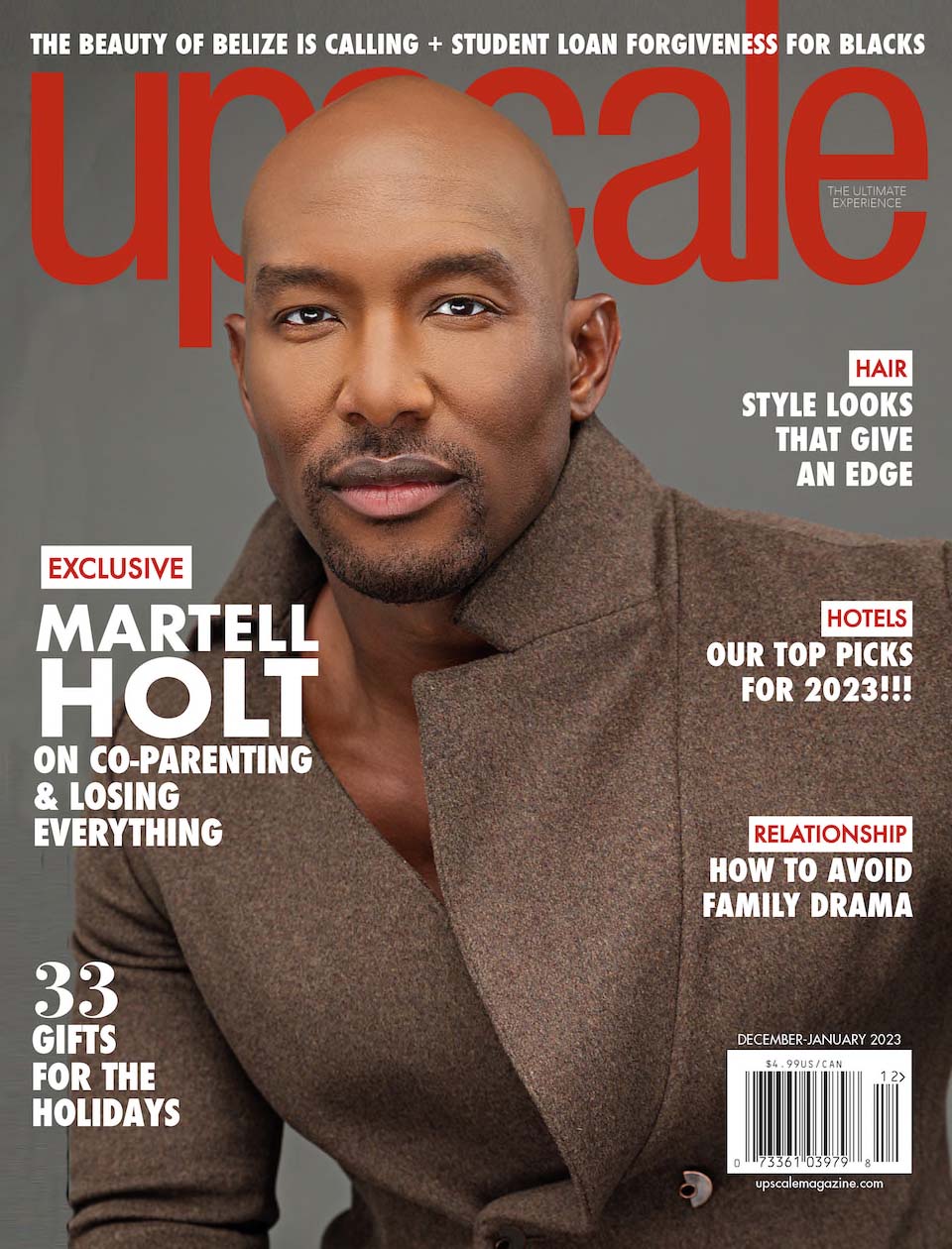 Upscale Magazine Martell Holt - SureShot Books Publishing LLC