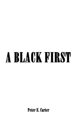 Black paperback book titled "A First" by Aappeal, LLC with a plain cover and visible spine on a white background.