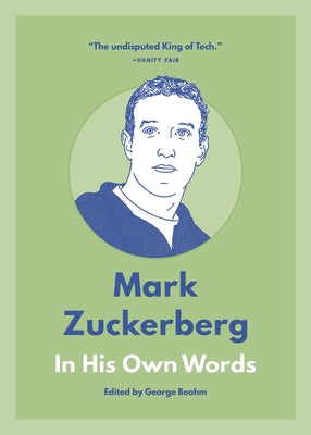 Paperback book titled "Mark Zuckerberg: In His Own Words" by Agate B2, showing the front cover with author's name and title.