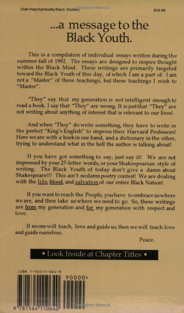 From Niggas to Gods Part One: Sometimes "The Truth"hurts...But It's All Good in the End. Politics & Social Sciences Akil