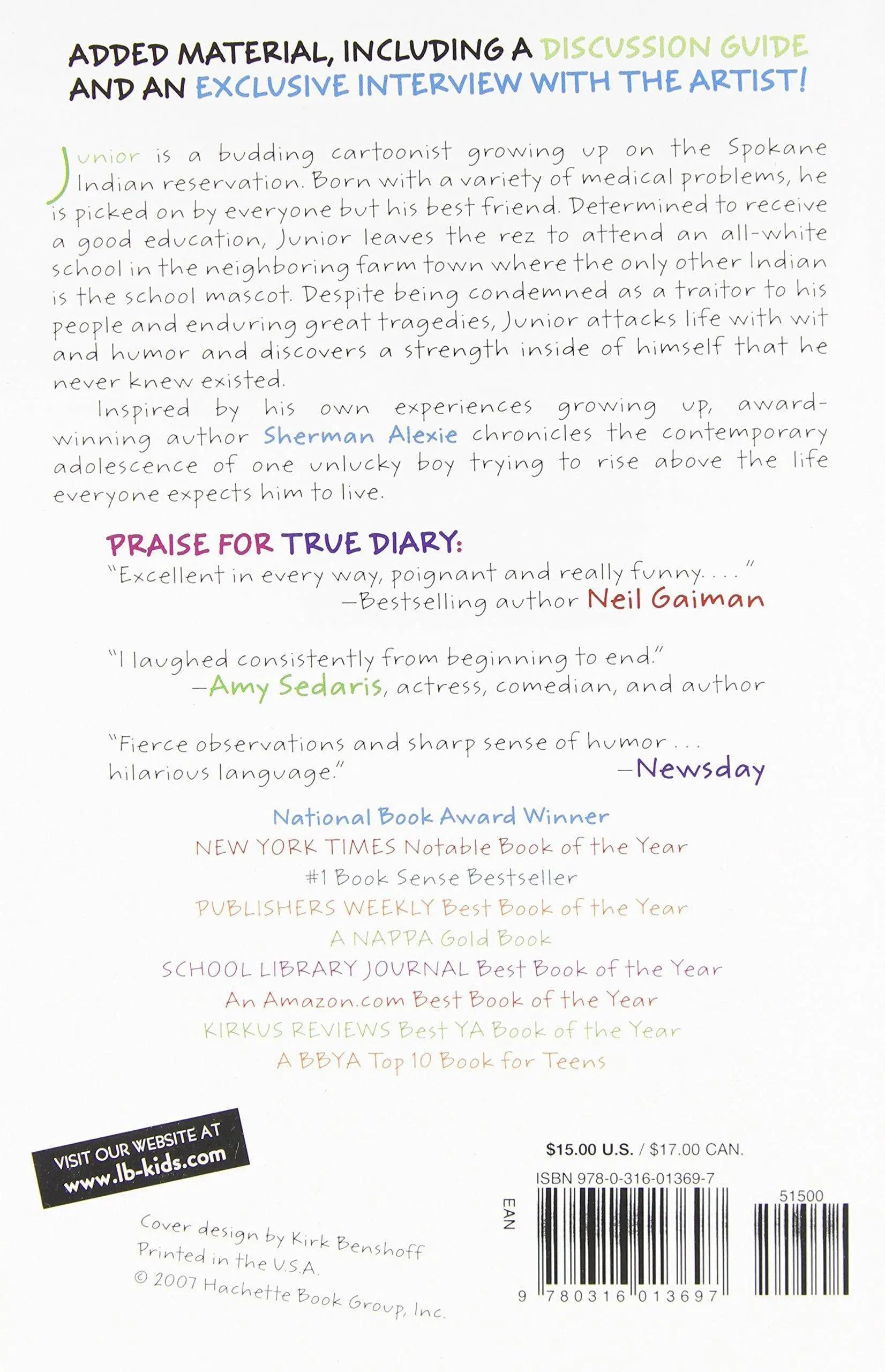 The Absolutely True Diary of a Part-Time Indian Young Adult Fiction | Sports & Recreation | Basketball Alexie, Sherman