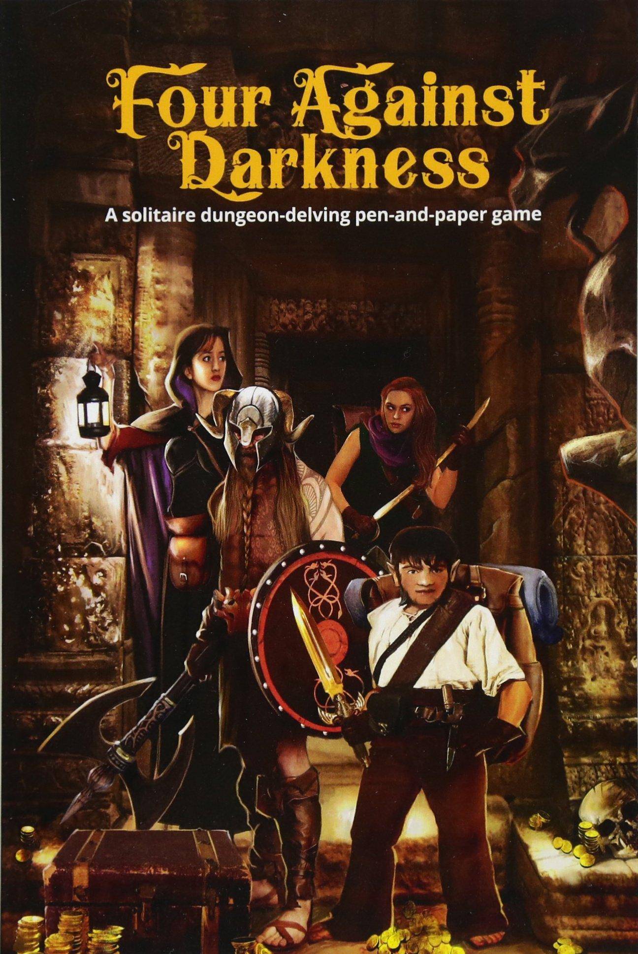Four Against Darkness: A solitaire dungeon-delving pen-and-paper game Science Fiction & Fantasy andrea sfiligoi