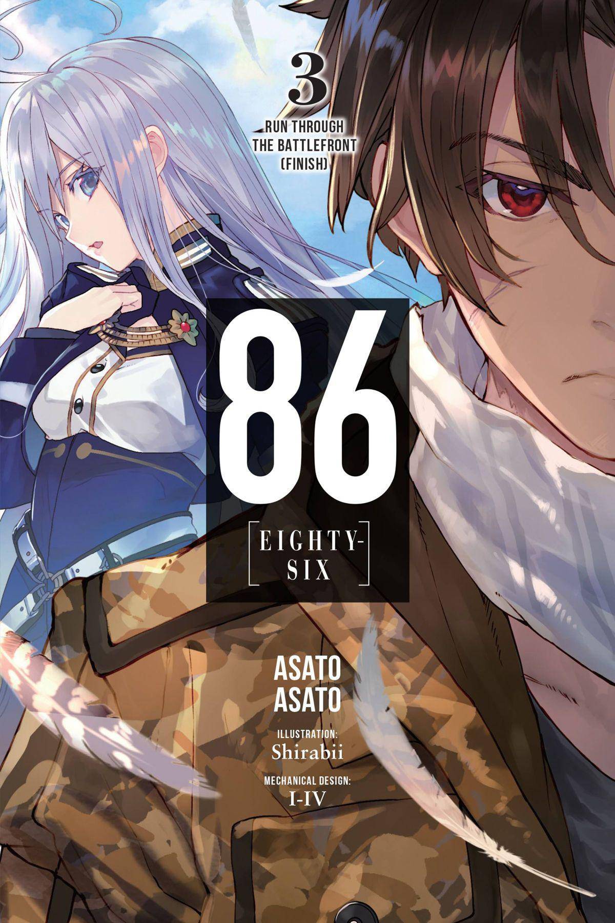 86--Eighty-Six, Vol. 3 (Light Novel): Run Through the Battlefront (Finish) Young Adult Fiction | Light Novel (Ranobe) Asato Asato