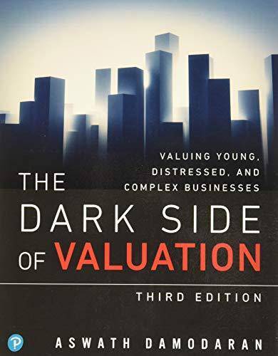 The Dark Side of Valuation: Valuing Young, Distressed, and Complex Businesses Business & Money Aswath Damodaran