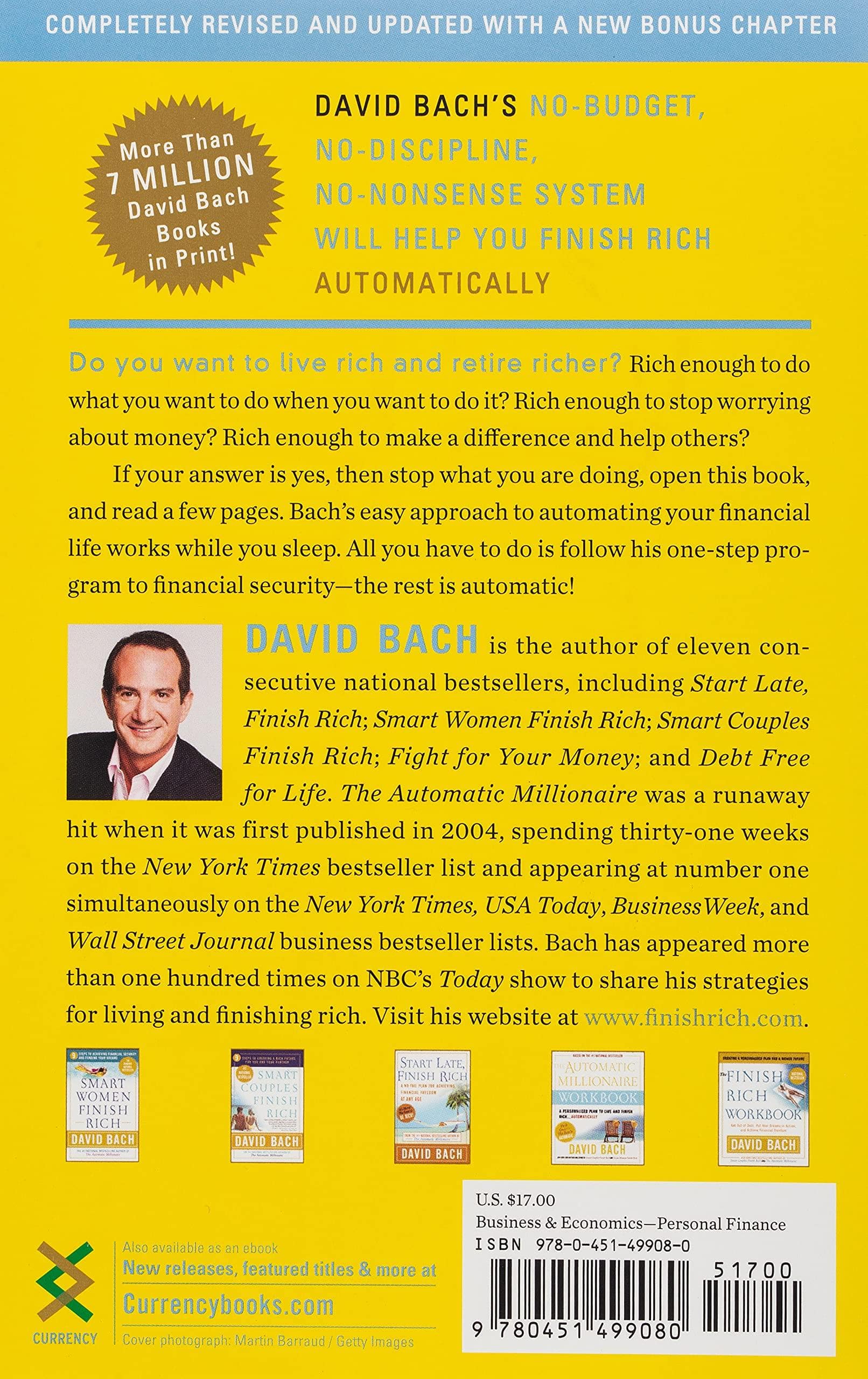 The Automatic Millionaire: A Powerful One-Step Plan to Live and Finish Rich Business & Economics | Personal Finance | Money Management Bach, David