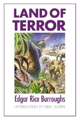 Bison Land of Terror paperback book with dark cover featuring horror-themed artwork and title text.