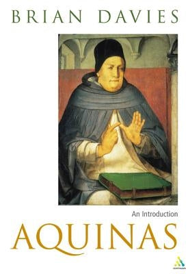Paperback Aquinas book by Bloomsbury Publishing PLC, showing the front cover with detailed title and author text.