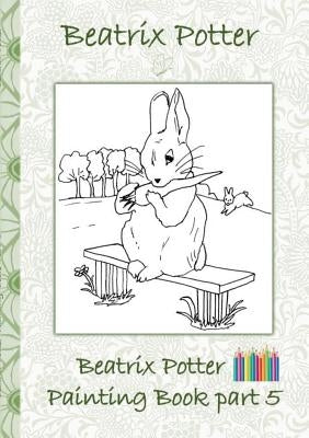 Beatrix Potter Peter Rabbit coloring book with illustrations for children and adults, featuring pages for coloring with crayons or colored pencils.