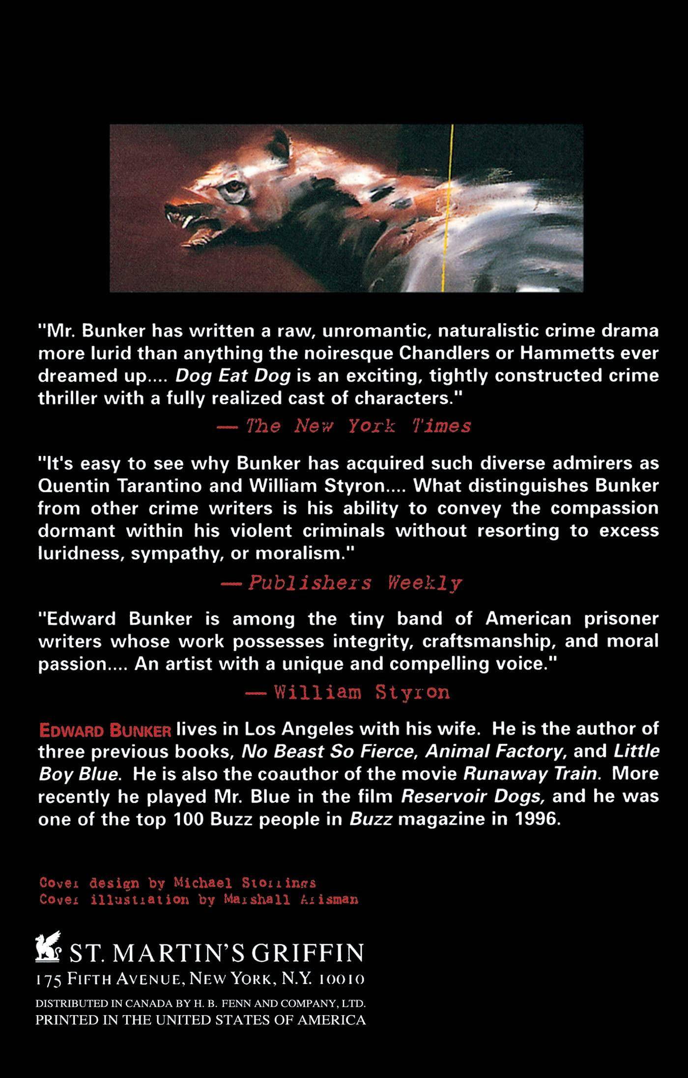 Dog Eat Dog Fiction | Thrillers | Espionage Bunker, Edward