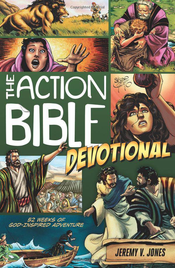 The Action Bible Devotional: 52 Weeks of God-Inspired Adventure Juvenile Nonfiction | Religious | Christian - Devotional & Prayer Cariello, Sergio