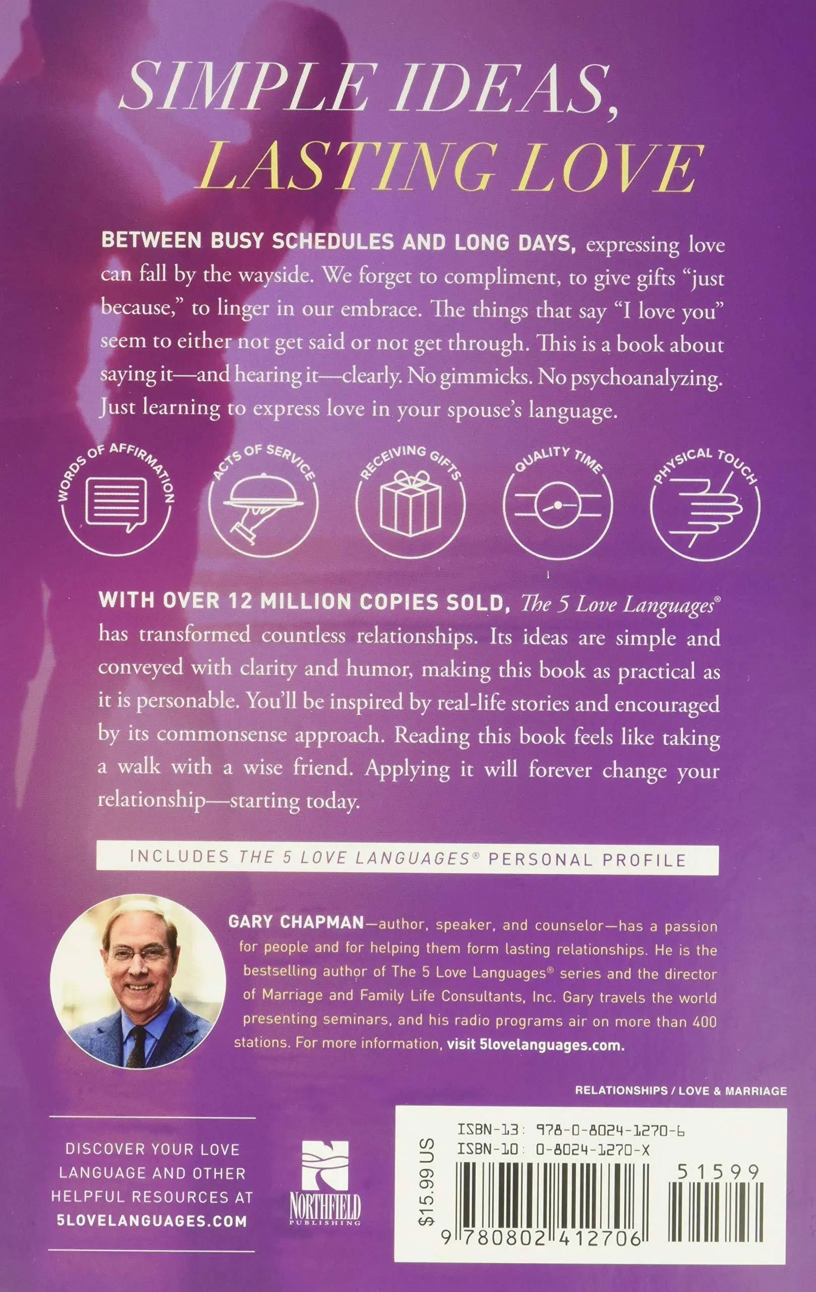 The 5 Love Languages: The Secret to Love That Lasts Religion | Christian Living | Love & Marriage Gary Chapman