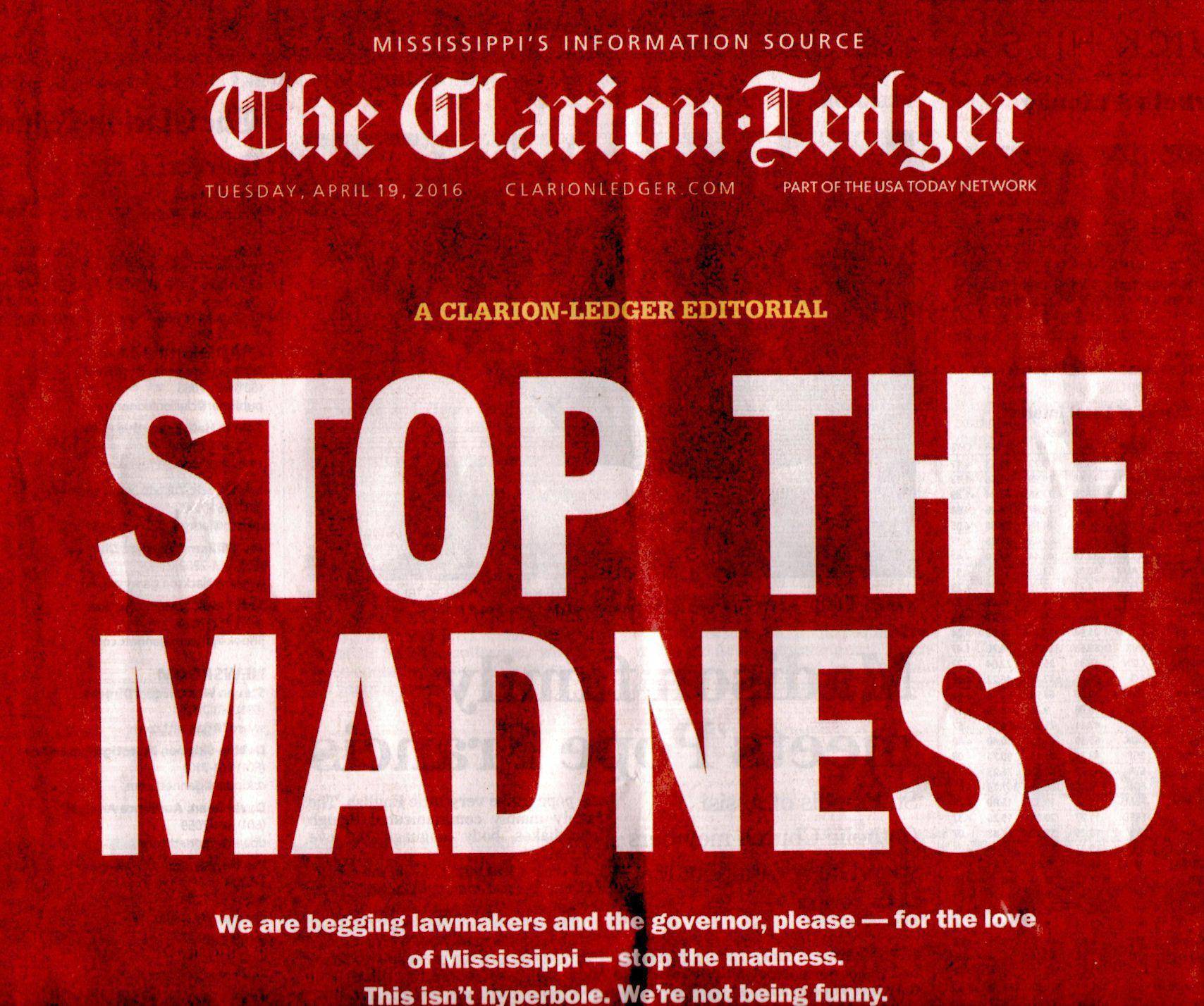 Clarion Ledger Friday-Sunday 3 Day Delivery For 8 Weeks Clarion Ledger