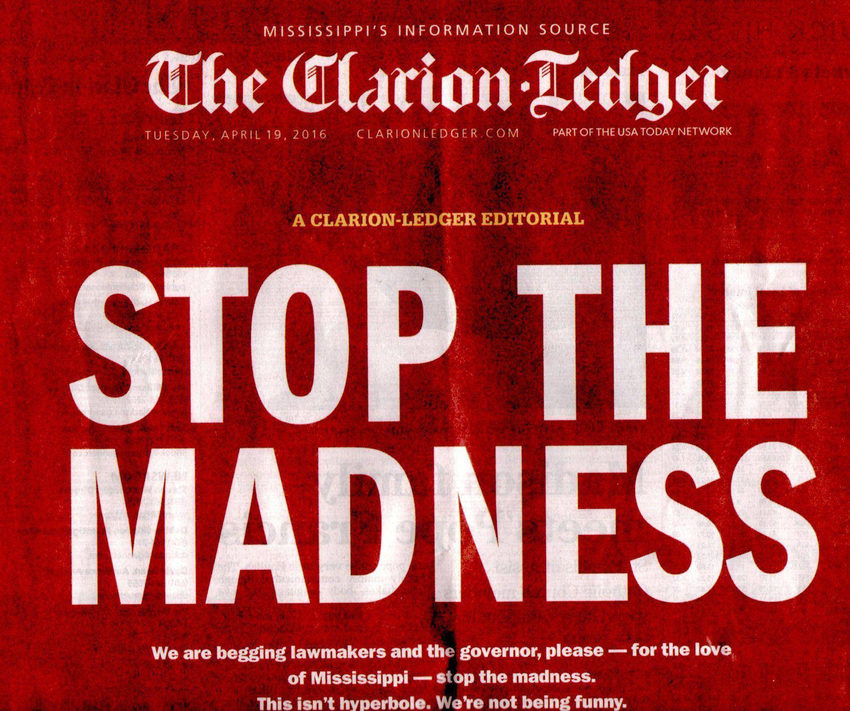 Clarion Ledger Monday-Saturday 6 Day Delivery For 4 Weeks Clarion Ledger