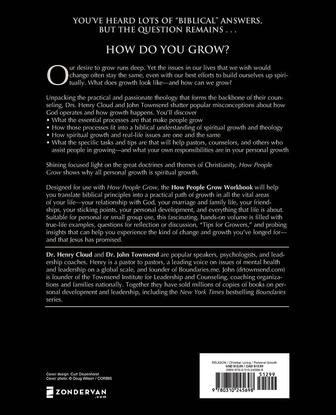How People Grow Workbook: What the Bible Reveals about Personal Growth Religion | Christian Education | Adult Cloud, Henry (Author), Townsend, John (Author)
