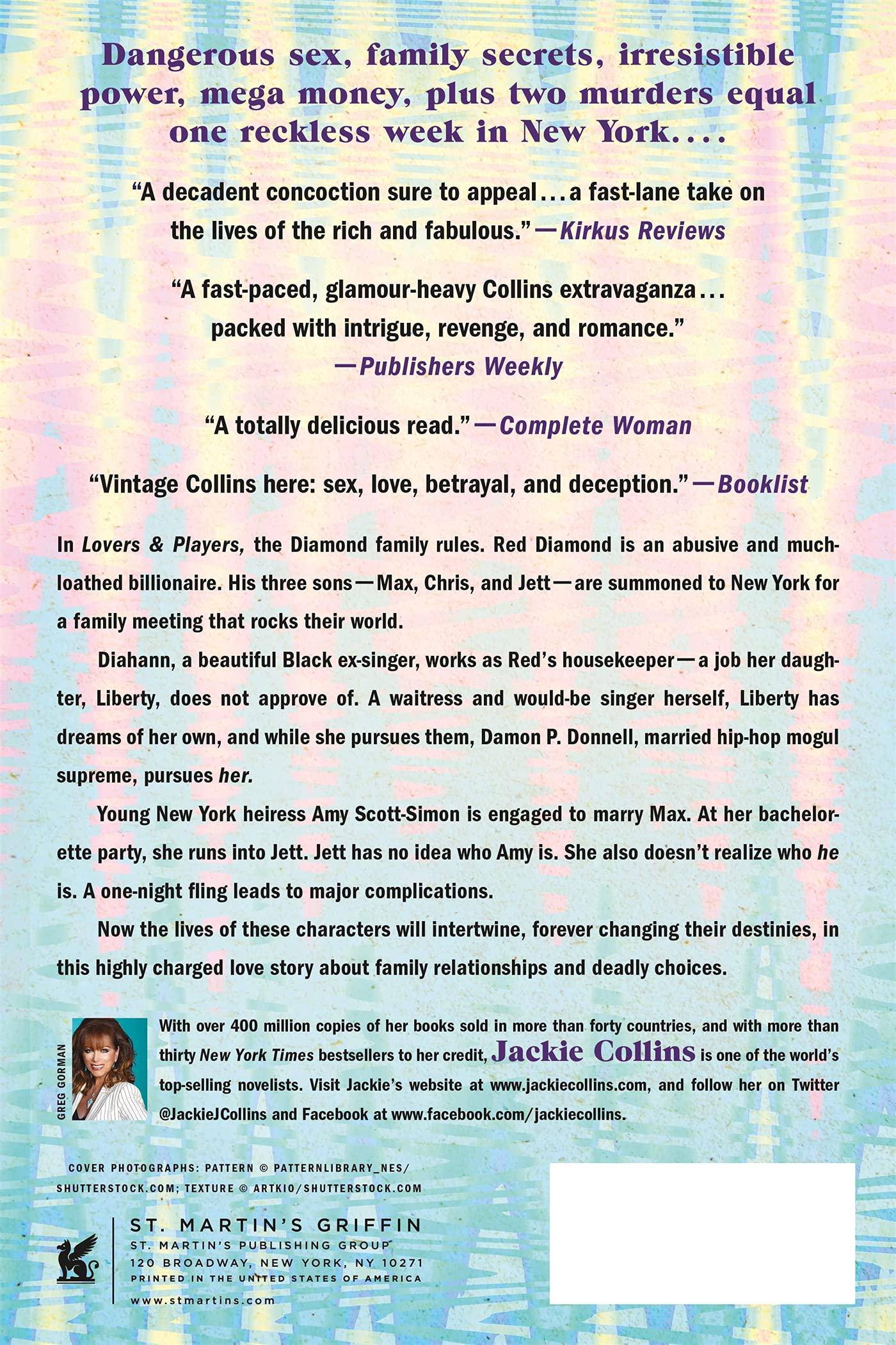 Lovers & Players Fiction | Romance | Contemporary Collins, Jackie