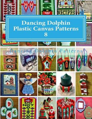Paperback Dancing Dolphin plastic canvas pattern book by Createspace, featuring colorful dolphin designs on the cover.