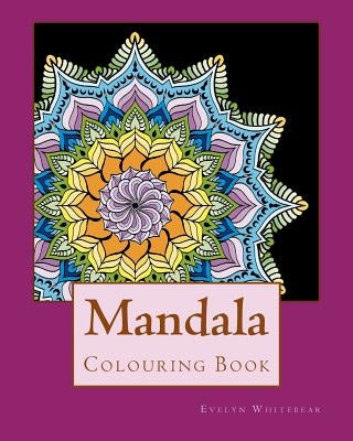 Paperback Mandala adult coloring book with intricate geometric designs, perfect for relaxation and creative coloring.