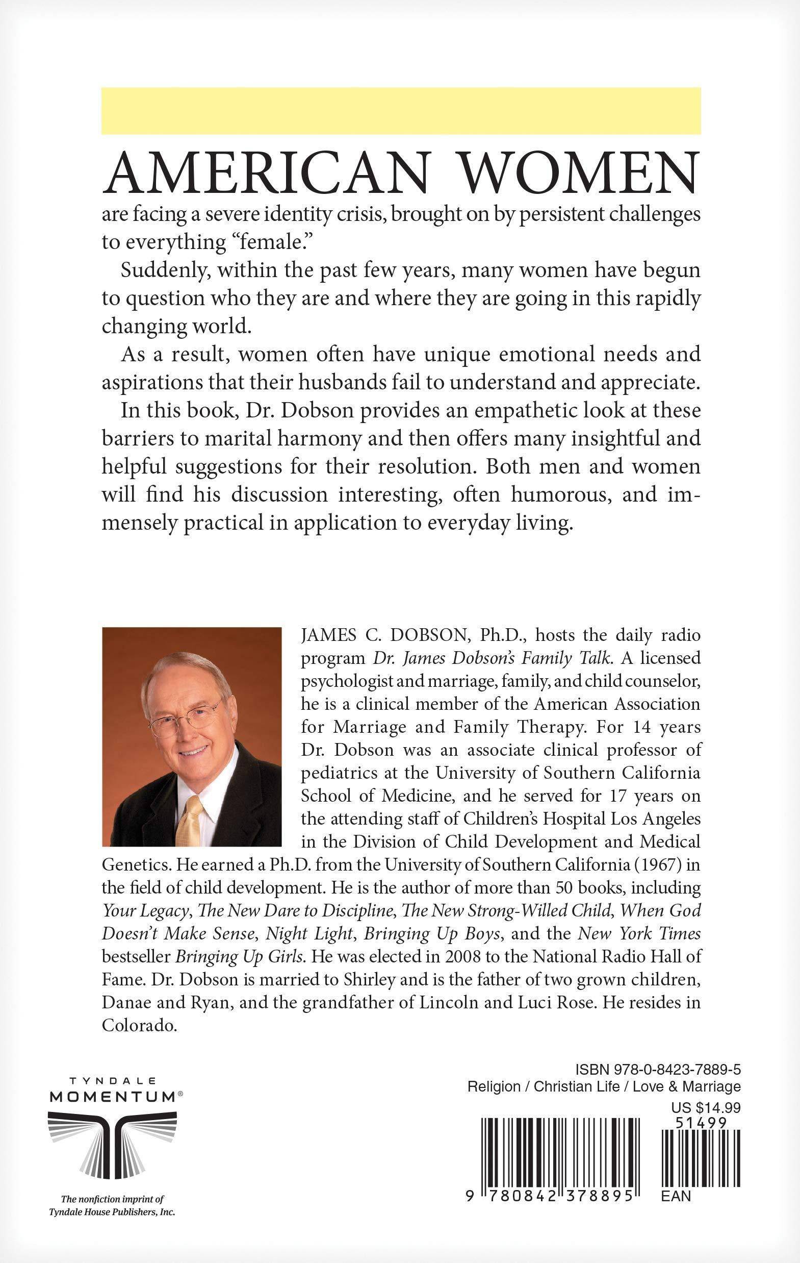 What Wives Wish Their Husbands Knew about Women Religion | Christian Living | Men's Interests Dobson, James C