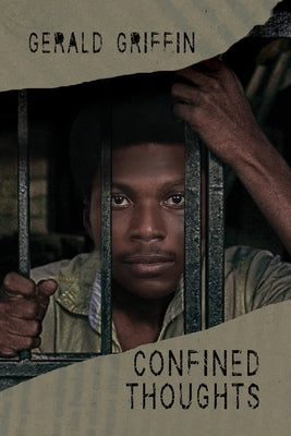Paperback of "Confined Thoughts" by Dorrance Publishing Co., featuring the book cover with abstract artwork and title text.