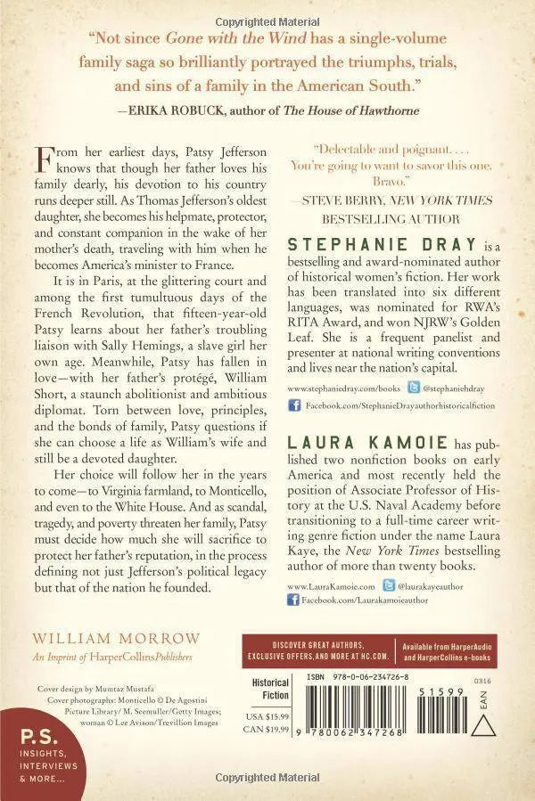 America's First Daughter Fiction Dray, Stephanie