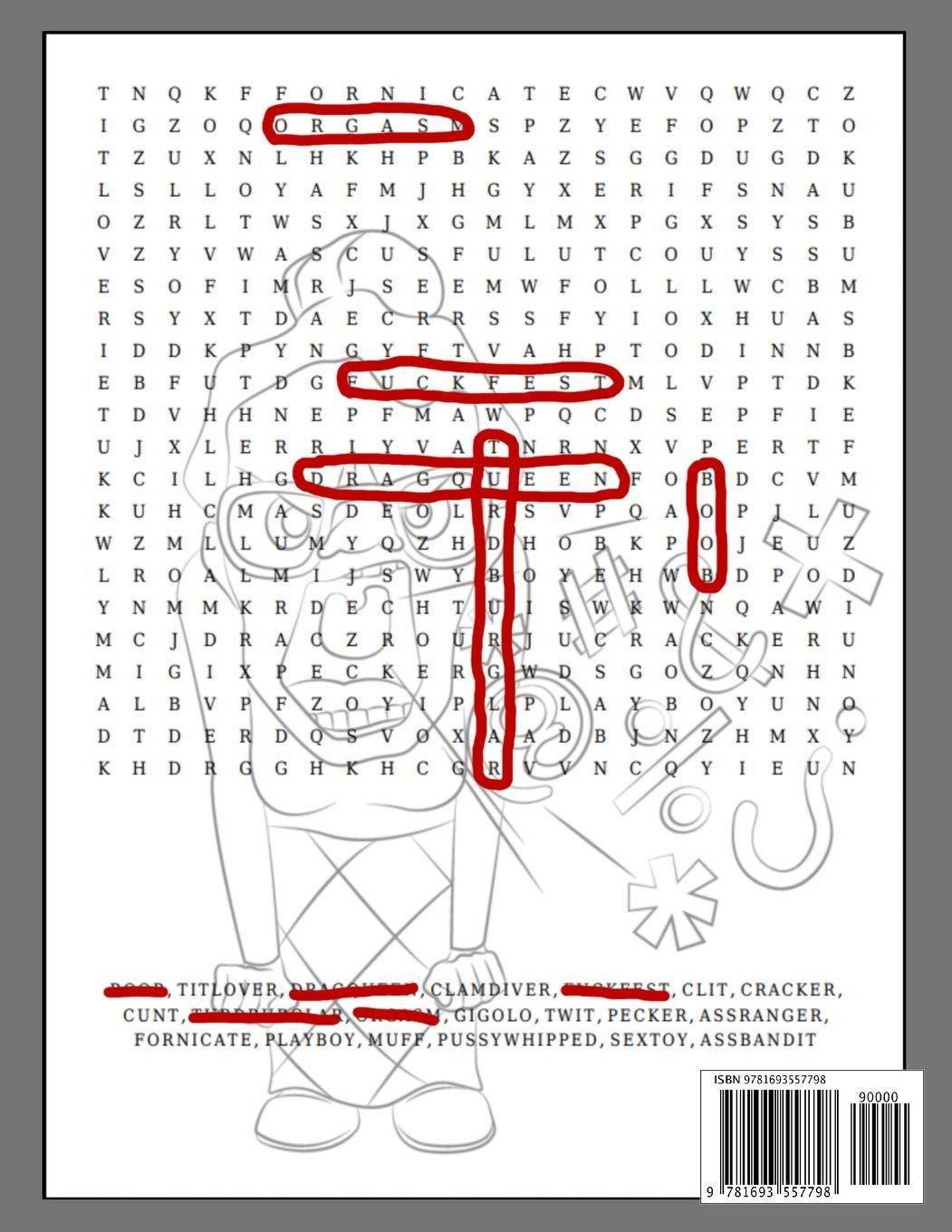 Best Dirty Word Search Ever: For Adults Dirty Cussword Filthy Swearing Puzzles Funny Gift Games & Activities | Travel Games Fanny, Foul Mouth