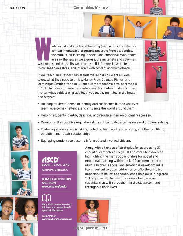 All Learning Is Social and Emotional: Helping Students Develop Essential Skills for the Classroom and Beyond Education | Philosophy, Theory & Social Aspects Frey, Nancy