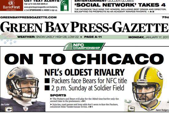Green Bay Press-Gazette Mon-Sun 7 Day Delivery for 4 Weeks Green Bay Press-Gazette