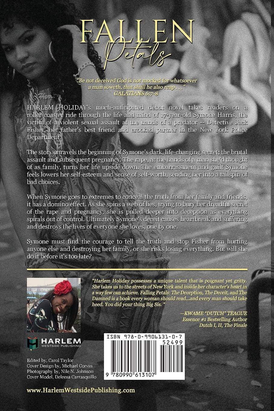Fallen Petals: The Deception, the Deceit, and the Damned Literature & Fiction Harlem Holiday