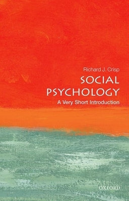 Paperback book titled "Social Psychology: A Very Short Introduction" by Oxford University Press, USA, shown with a plain cover.