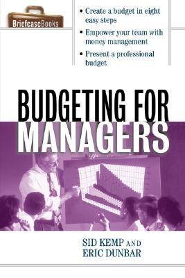 Paperback of "Budgeting for Managers" by McGraw-Hill Companies showing the front cover with title and author.