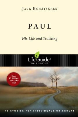 Paperback book titled "Paul: His Life and Teaching," part of a 10-study series, published by IVP Connect.