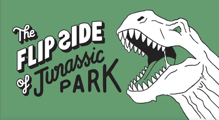 The Flip Side of Jurassic Park: A Movie Flipbook Paperback Laurence King