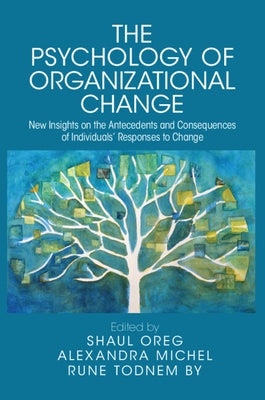 Paperback book titled "The Psychology of Organizational Change" by Cambridge University Press, showing the cover with title and author.