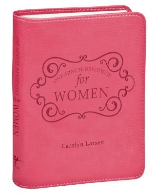 Cover of "One-Minute Devotions for Women" Christian Art Gifts book featuring a serene floral design and inspiring title.