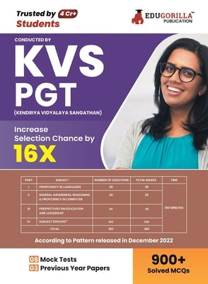 KVS PGT Book 2023: Post Graduate Teacher (English Edition) - 8 Mock Tests and 3 Previous Year Papers (1000 Solved Questions) with Free Ac Paperback Edugorilla Community Pvt. Ltd.