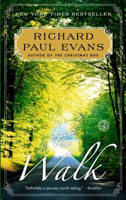 Paperback copy of "The Walk: A Novel" by Simon & Schuster, showing the book cover with title and author details.