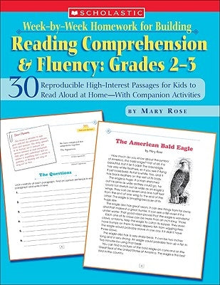Week-By-Week Homework for Building Reading Comprehension & Fluency: Grades 2-3: 30 Reproducible High-Interest Passages for Kids to Read Aloud at Home- Teaching Resources