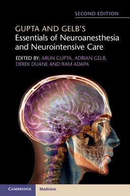 Paperback book titled "Essentials of Neuroanesthesia and Neurointensive Care" by Gupta and Gelb, published by Cambridge University Press.