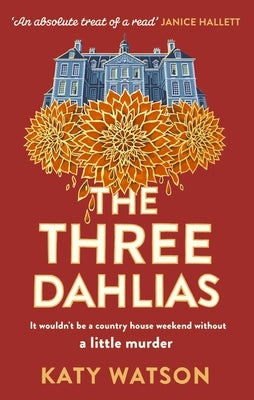 Paperback copy of The Three Dahlias by Mobius, showing the book cover with floral artwork and title.