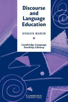 Discourse and Language Education Paperback Cambridge University Press