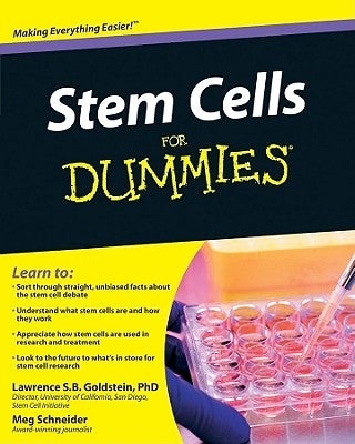 Stem Cells For Dummies Paperback For Dummies