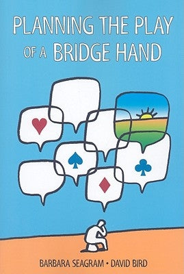 Paperback book titled "Planning the Play of a Bridge Hand" by Master Point Press, showing a detailed bridge hand diagram.