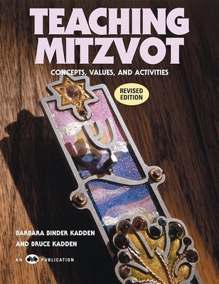 Paperback of Teaching Mitzvot book by Behrman House Publishing featuring colorful illustrations and educational content on Jewish mitzvot.