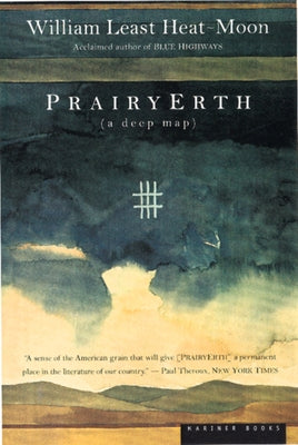 Paperback of Prairyerth: A Deep Map by Mariner Books, featuring a colorful cover with artistic landscape illustrations.