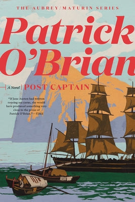 Paperback copy of "Post Captain" novel by W. W. Norton & Company, showing the book cover with title and author details.