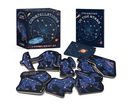 Constellations: A Wooden Magnet Set: With Glow-In-The Dark Poster! by Rosso-Schneider, Christina