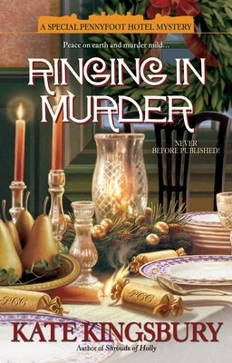 Paperback book titled "Ringing in Murder" by Berkley Books, featuring a cover image with mystery-themed artwork.