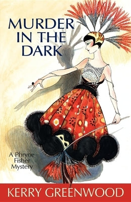 Cover image of "Murder in the Dark" mystery novel by Poisoned Pen Press featuring dark, atmospheric artwork.