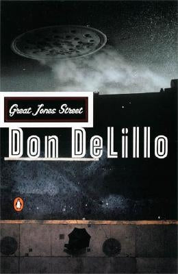 Paperback of Great Jones Street by Penguin Books, showing the book cover with title and author details.